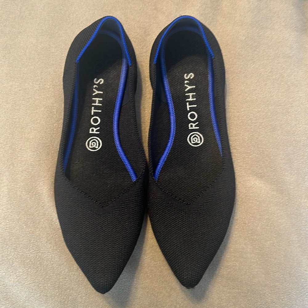 Rothy’s (9) The Point Flat in Black
